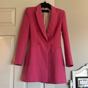 Zara pink blazer
